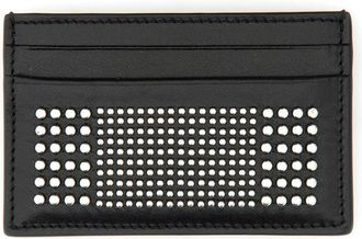 Alexander McQueen Leather Card Case - Black