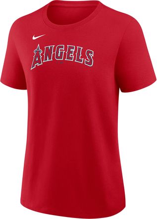 Nike Mike Trout Los Angeles Angels Nike Womens MLB T-Shirt in Red | 01K962QAN9-LNQ