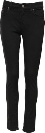 Dolce & Gabbana Womens Black Cotton Skinny Mid Waist Denim Jeans Elastane Clothing