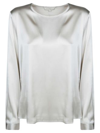 Antonelli Adige Silk Long-Sleeve Blouse