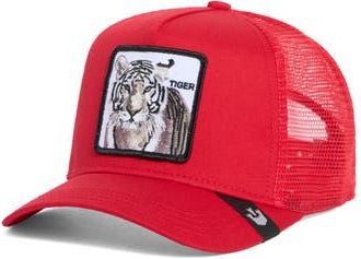 Goorin Brothers Tiger Patch Trucker Hat in Red at Nordstrom Rack