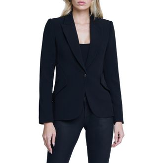 L'agence Chamberlain Blazer in Black/black at Nordstrom Rack, Size 14