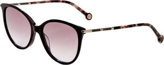 Carolina Herrera Womens 57 mm Purple Sunglasses