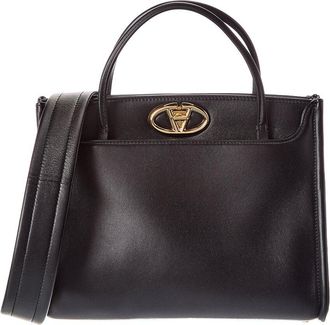 Valentino Vlogo Signature Leather Shoulder Bag