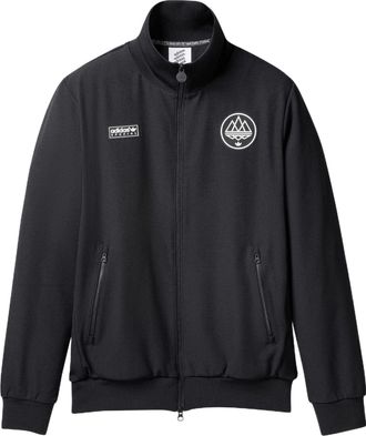 adidas Mens adidas originals x Spezial Crossover Chest Brand Logo Stand Collar Sports Jacket Black HC0403