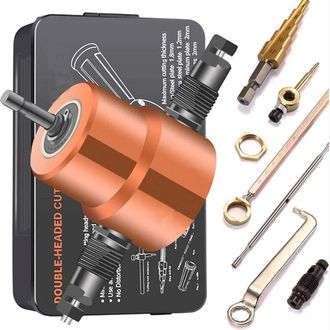 OEM Cortadora De Chapa De Doble Cabezal Giratoria De 360&deg; - Corte Preciso De Hasta 2 Mm - Velocidad De 1500 A 3000 Rpm - Para Metal, Pl&aacute;stico Y Madera