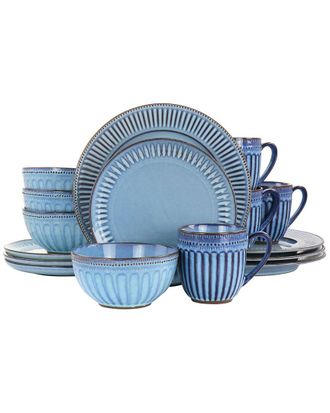Gibson Home Mendocino 16Pc Stoneware Dinnerware Set