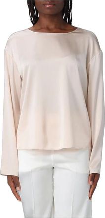 Emporio Armani Blusa in Seta Stretch - - Blouses & Shirts - Donna - Rosa - M