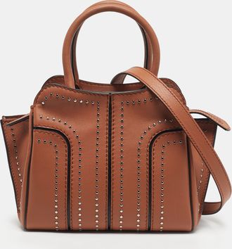 Tod's Tods Brown Leather Mini Sella Tote