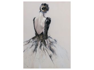 Schubiger M&ouml;bel Bild Dame im Ballkleid