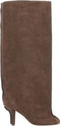 Maison Margiela Schoenen, Dames, Bruin, 38 EU, Su&egrave;de, Suede Anatomic Tube Boots