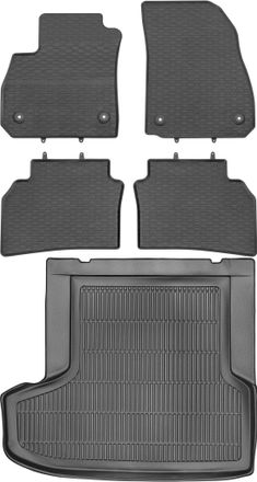OEM Juego De Alfombrillas De Goma Para Coche Y Alfombrilla Para Maletero Para Opel Insignia B Hatchback A Partir De 2017