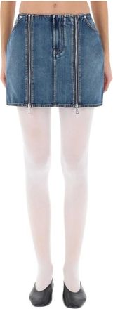 Jean Paul Gaultier Short Skirts - Dames - Spijkerrokken - Blauw - M - Rokken