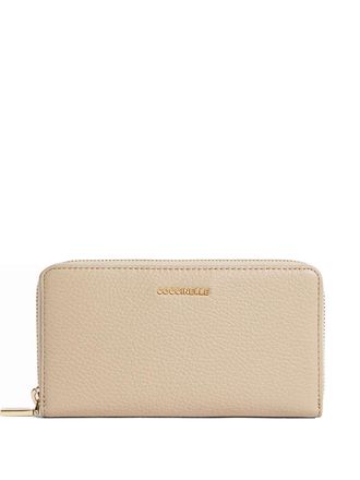 Coccinelle zip-up wallet - Neutrals
