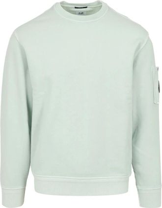C.P. Company Crewneck Lens Sweater - Heren - Sweatshirts - Blauw - XL - Katoen - Hoodies & sweatvesten