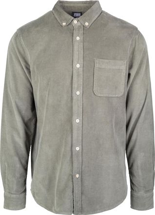 Urban Classics Heren Corduroy Overhemd (Olijf)