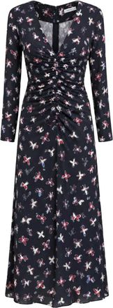 Mar De Margaritas abiti Viscosa - Dames - Casual kleedjes - Zwart - S - Leer - Kleedjes