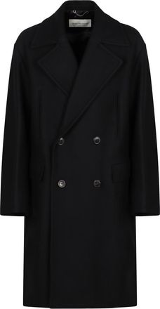Dries Van Noten Double-Breasted Racos Coat In Wool