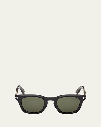 Tom Ford Icon 48mm Acetate Square Sunglasses
