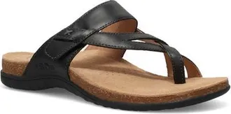 Taos Perfect Toe Loop Sandal in Black at Nordstrom, Size 11