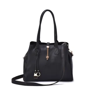 Mellow World Womens Jasmine Structured Three Compartment Satchel In Black