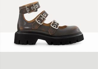 Vivienne Westwood Bacchus Shoe Vintage Leather Brown 3-36 Women