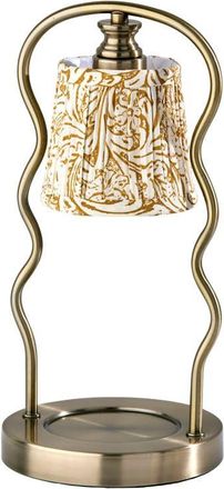 Adesso Twirl Candle Warmer Lamp in Antique Brass at Nordstrom