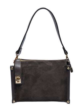 Anna Luchini Bordeauxrood Rundleer Tas