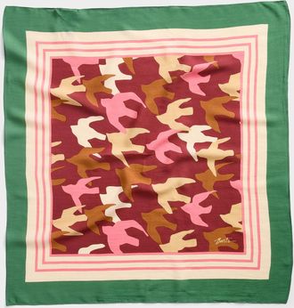 Barts Womens Patterned block square scarf