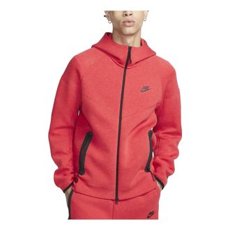 Nike Sportswear Tech Fleece Windrunner Full-Zip Hoodie Light University Red FB7921-672
