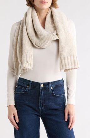 Calvin Klein Mini Sequin Scarf in Cream at Nordstrom Rack