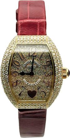 Franck Muller Heart Quartz Diamond Ladies Watch 5002 S QZ C 6H D3 CD