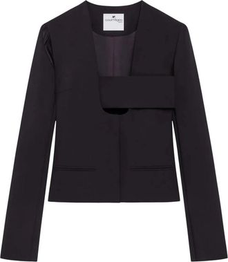 Courr&egrave;ges Infinity Jacket - Dames - Blazers - Zwart - XS - Wol - Jassen