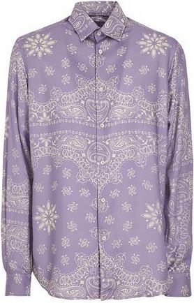 8 by YOOX REGULAR FIT PRINTED SHIRT