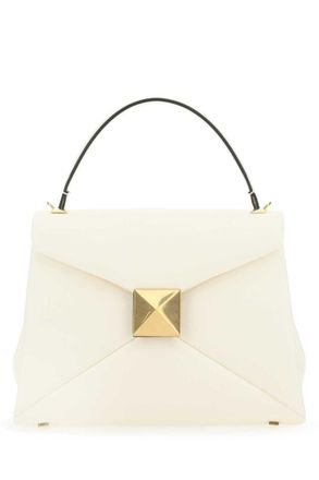 Valentino Garavani White Rockstud Leather Bag