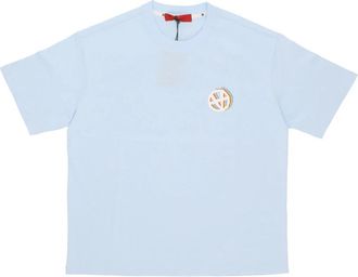 Acupuncture Blauw Embleem Tee Heren T-shirt - Heren - T-shirts - Blauw - L - Katoen - Tops