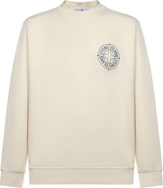Stone Island Cotton Sweatshirt With Print