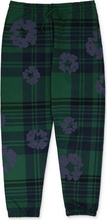 Denim Tears Green Plaid Wreath Sweatpant