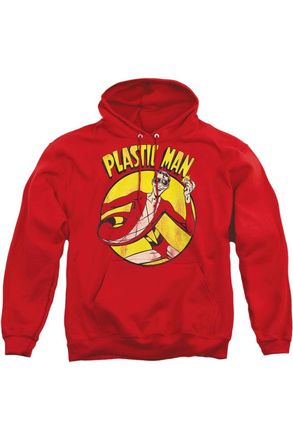 Gildan DC Comics Plastic Man Adult Pull Over Hoodie / Hooded Sweatshirt