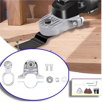 Trade Shop Trade Shop - Kit Conversione Da Smerigliatrice Flex A Utensile Oscillante Multifunzione 07358