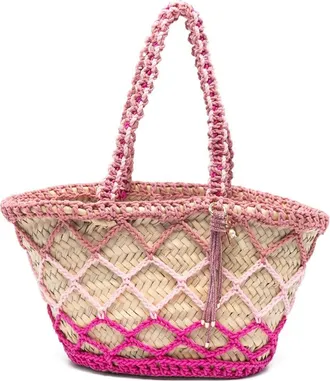 Rosantica Medium Braided-rope Tote Bag