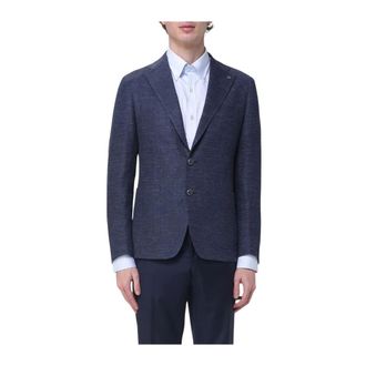 Tagliatore Formal Blazers, male, Blue, Size: 2XL M&eacute;lange Sport Jacket