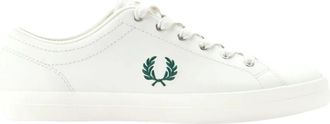 Fred Perry Baseline Leather - Heren - Sneakers - Wit - 45 EU - Leer - Schoenen
