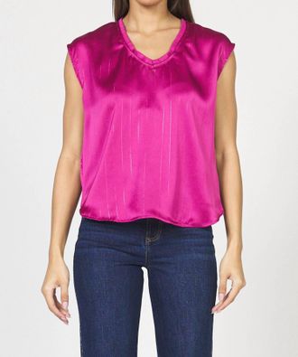 Dear John Denim Yanis Novelty Top In Beaujolais