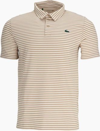 Lacoste Mens Crocodile Logo Collared Polo Shirt - Tan - Size: 38