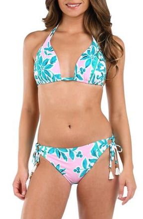 La Blanca Opulent Bikini Top in Pink Multi at Nordstrom Rack, Size 12