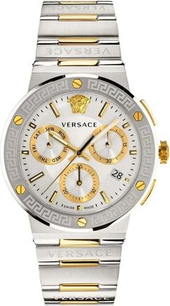 Versace Watch Greca Logo Chr - Heren - Horloges - Veelkleurig - ONE Size - Accessoires
