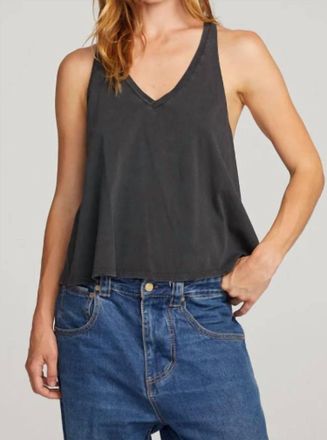 Chaser Carmel Tank Top In Licorice