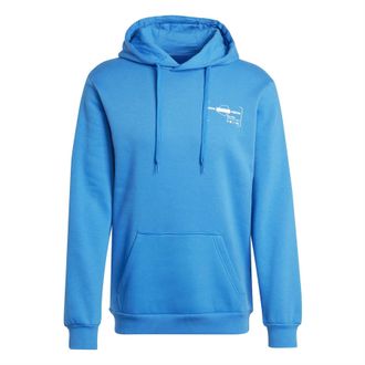adidas Originals Mens Paris Hoodie in Bluebird - Blue - Size X-Small