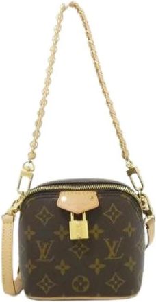 Louis Vuitton Pre-owned Monogram Schoudertas - Dames - Vintage Mini Tas - Bruin - ONE Size - Vintage
